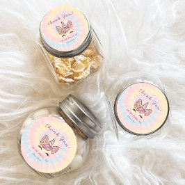 Rosa Zauberhafte Einhorn-gefärbte Krawatte Gold Gl Runder Aufkleber