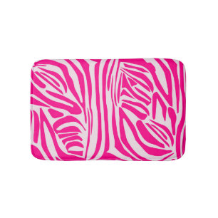 Rosa Zebra Badematte