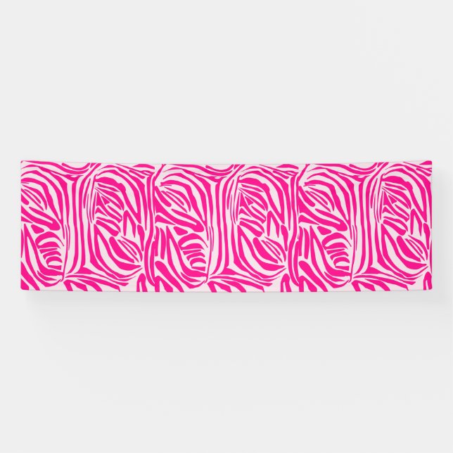 Rosa Zebra Banner (Horizontal)