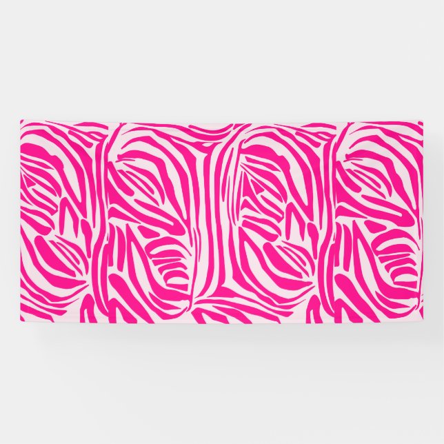 Rosa Zebra Banner (Horizontal)