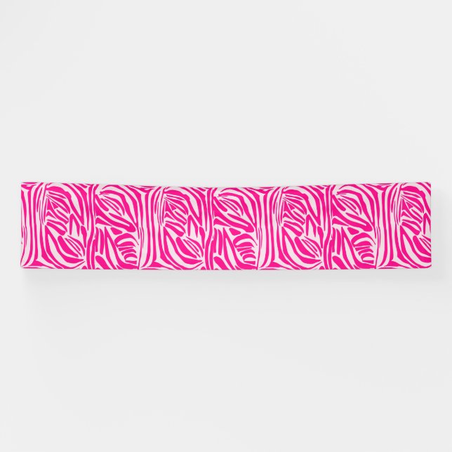 Rosa Zebra Banner (Horizontal)