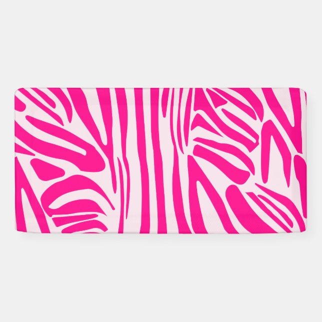 Rosa Zebra Banner (Horizontal)