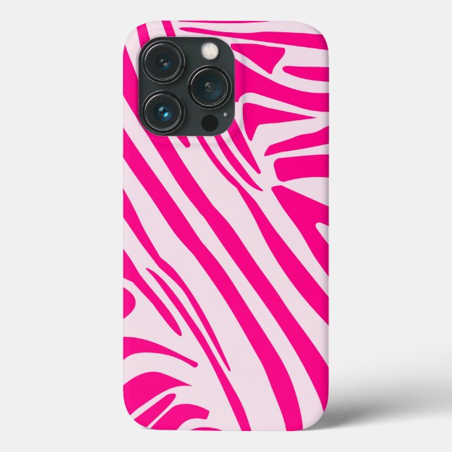 Rosa Zebra Case-Mate iPhone Hülle (Rückseite)