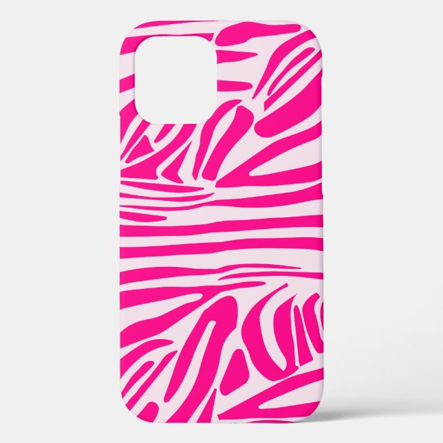 Rosa Zebra Case-Mate iPhone Hülle (Rückseite)