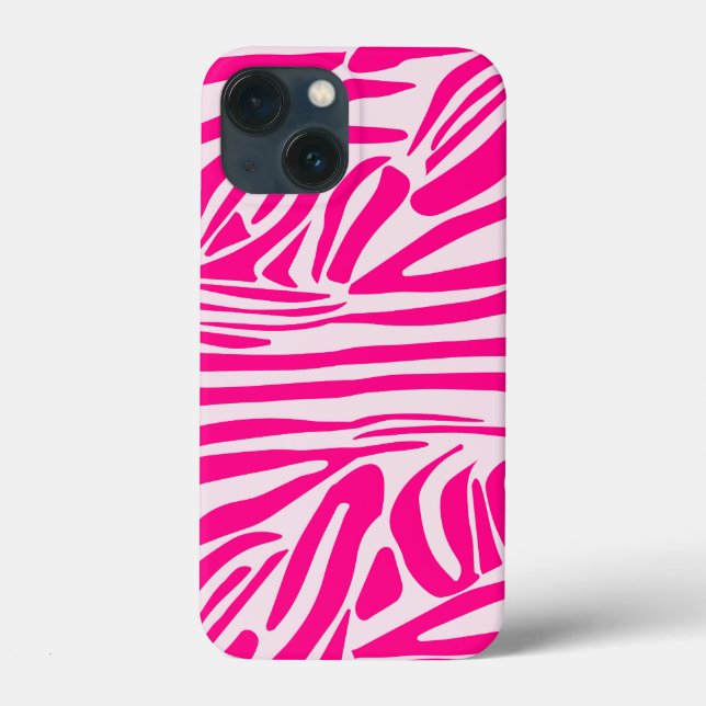 Rosa Zebra Case-Mate iPhone Hülle (Rückseite)