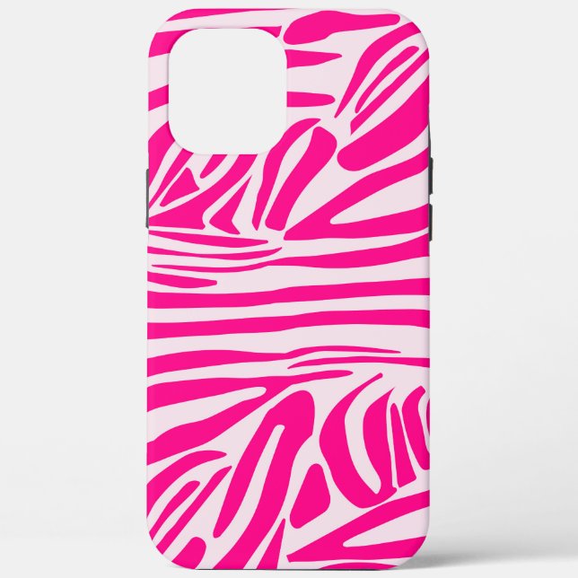 Rosa Zebra Case-Mate iPhone Hülle (Rückseite)