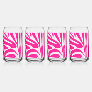 Rosa Zebra Dosenglas