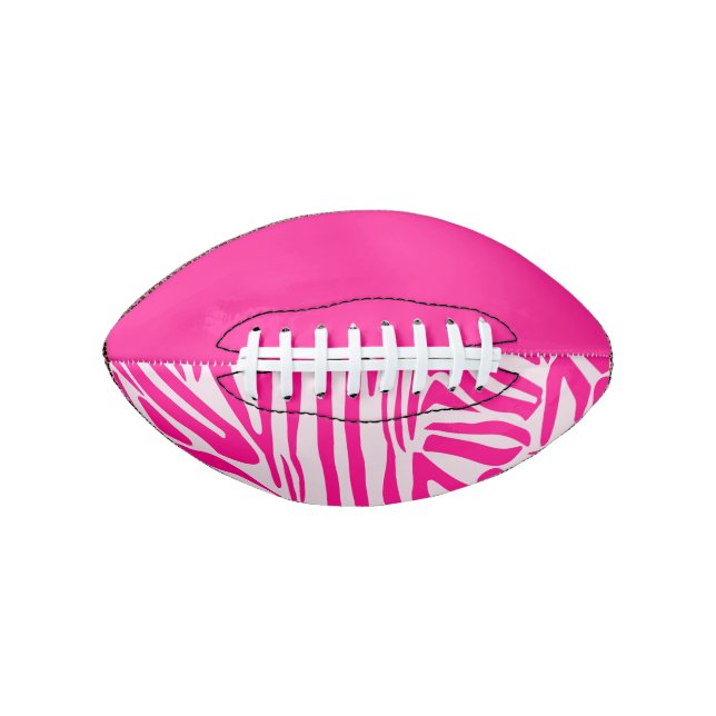 Rosa Zebra Football (Vorderseite)