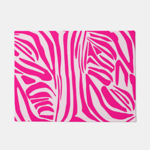 Rosa Zebra Fußmatte