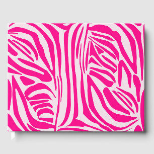Rosa Zebra Gästebuch