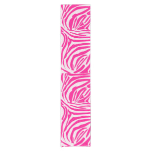 Rosa Zebra Kurzer Tischläufer