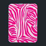 Rosa Zebra Magnet<br><div class="desc">https://www.zazzle.com/cute_colorful_birds_fanny_pack-256591423157296343</div>