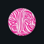 Rosa Zebra Magnet<br><div class="desc">https://www.zazzle.com/cute_colorful_birds_fanny_pack-256591423157296343</div>