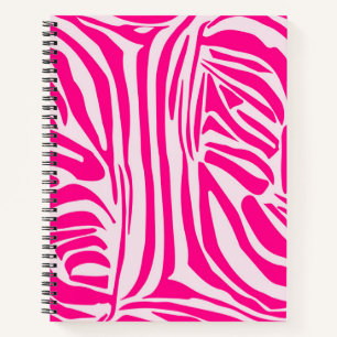 Rosa Zebra Notizbuch