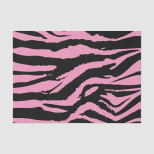 Rosa Zebra Print Seidenpapier