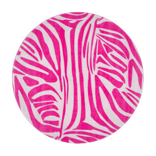 Rosa Zebra Schneidebrett