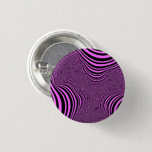 Rosa Zebra Streifen Button
