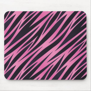 Rosa Zebra-Streifen-Hintergrund Mousepad