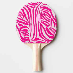 Rosa Zebra Tischtennis Schläger