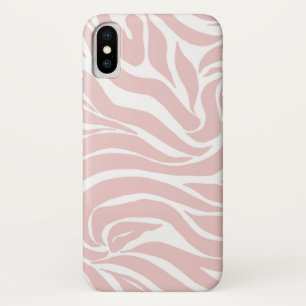 Rosa Zebra Weißes Blatt Case-Mate iPhone Hülle