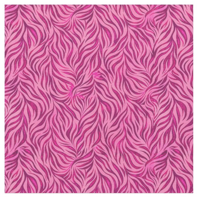 Rosa Zebradruck Barbiecore Y2K Tiermuster Stoff (Nahaufnahme)