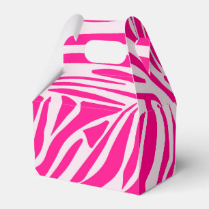 Rosa Zebradruck Geschenkschachtel