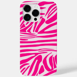 Rosa Zebramuster Case-Mate iPhone 14 Pro Max Hülle