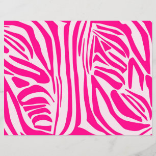 Rosa Zebramuster Flyer