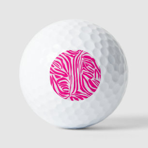 Rosa Zebramuster Golfball