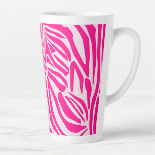 Rosa Zebramuster Milchtasse