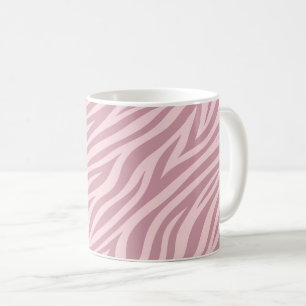 Rosa Zebramuster Schüsselchen im präppy Stil Kaffeetasse