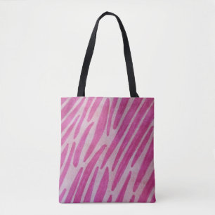 Rosa Zebrastreifen Tasche