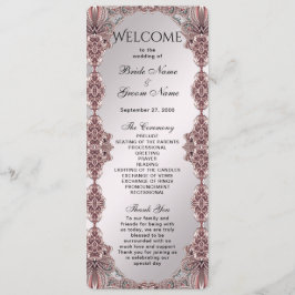 Rosa-Zierhochzeit Programm