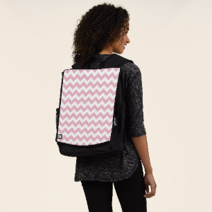 Rosa Zigzag, rosa Zickzack, geometrisches Muster Rucksack