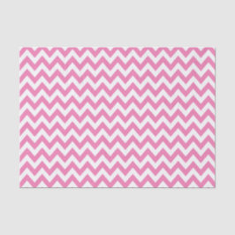 Rosa ZigZag / Zickzack Muster Seidenpapier