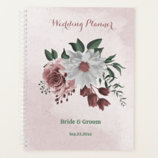 Rosa Zimt Rose Blütenhochzeit Planer