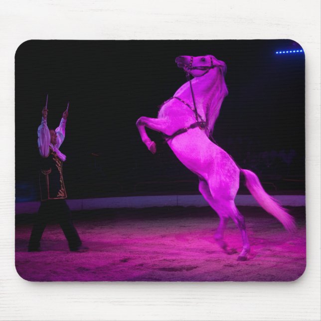 Rosa Zirkus Mousepad (Vorne)
