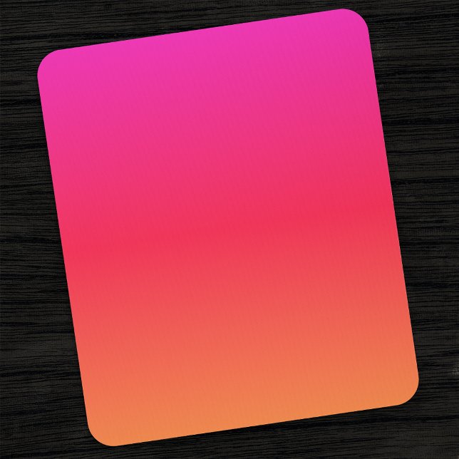 Rosa zu Orange Moderner Farbverlauf Mousepad (Von Creator hochgeladen)