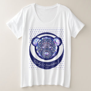 Rosace blau oder rot für baby&child große größe T-Shirt