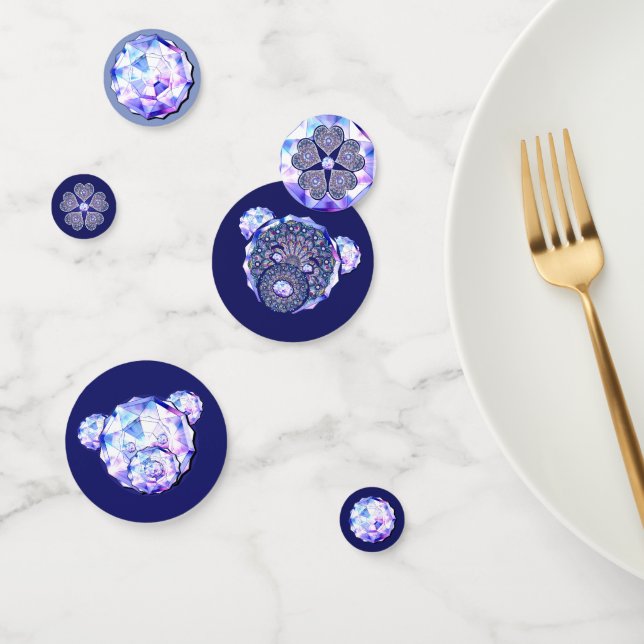 Rosace blau oder rot für baby&child konfetti (Gruppe)