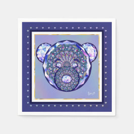 Rosace blau oder rot für baby&child serviette