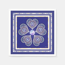 Rosace blau oder rot für baby&child serviette