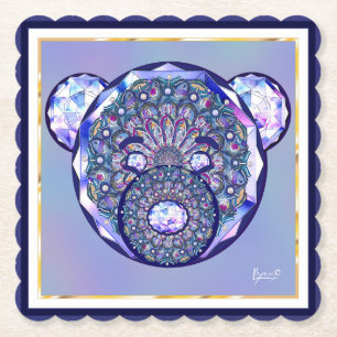 Rosace blau oder rot für baby&child untersetzer