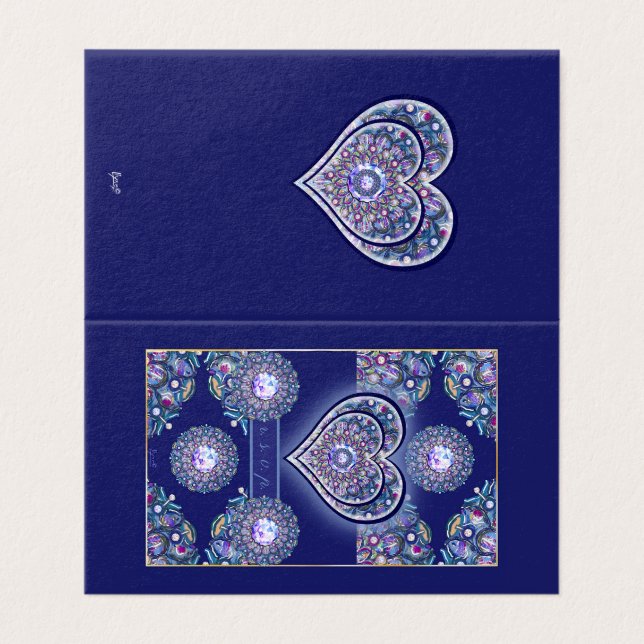 Rosace bleue (Outside Unfolded)