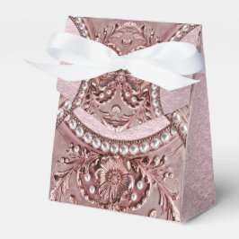 Rosafarbene Blumen Geschenkbox Geschenkschachtel