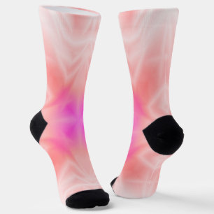 Rosafarbener Spritzer Socken