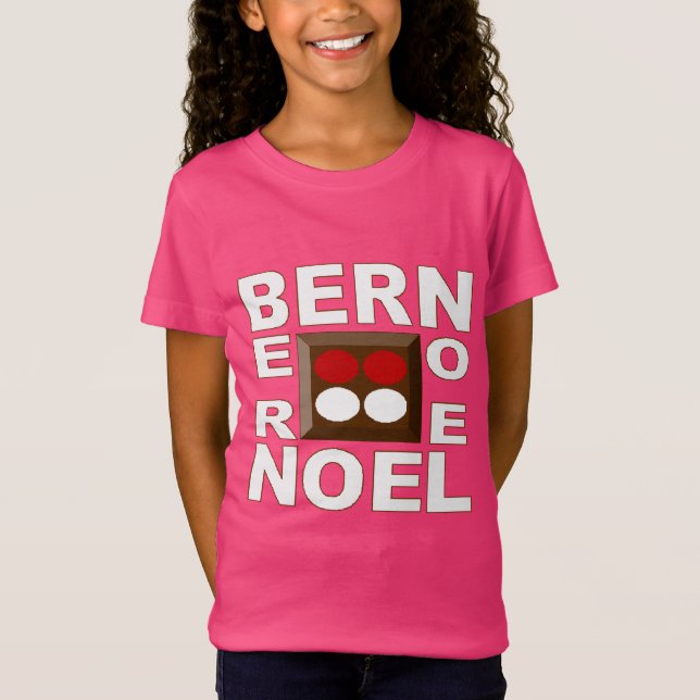 Rosafarbenes Jersey Design BERN NOEL T-Shirt (Vorderseite)