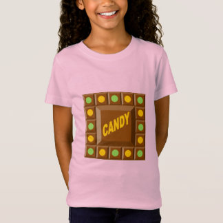 Rosafarbenes Jersey-T-Shirt, feine Töchter SCHOKOL T-Shirt