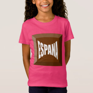 Rosafarbenes Jersey-T-Shirt für Mädchen ESPANA T-Shirt