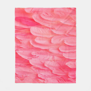 Rosafeder des Flamingos,Flamingo,Feder,Rosa,Textur Fleecedecke